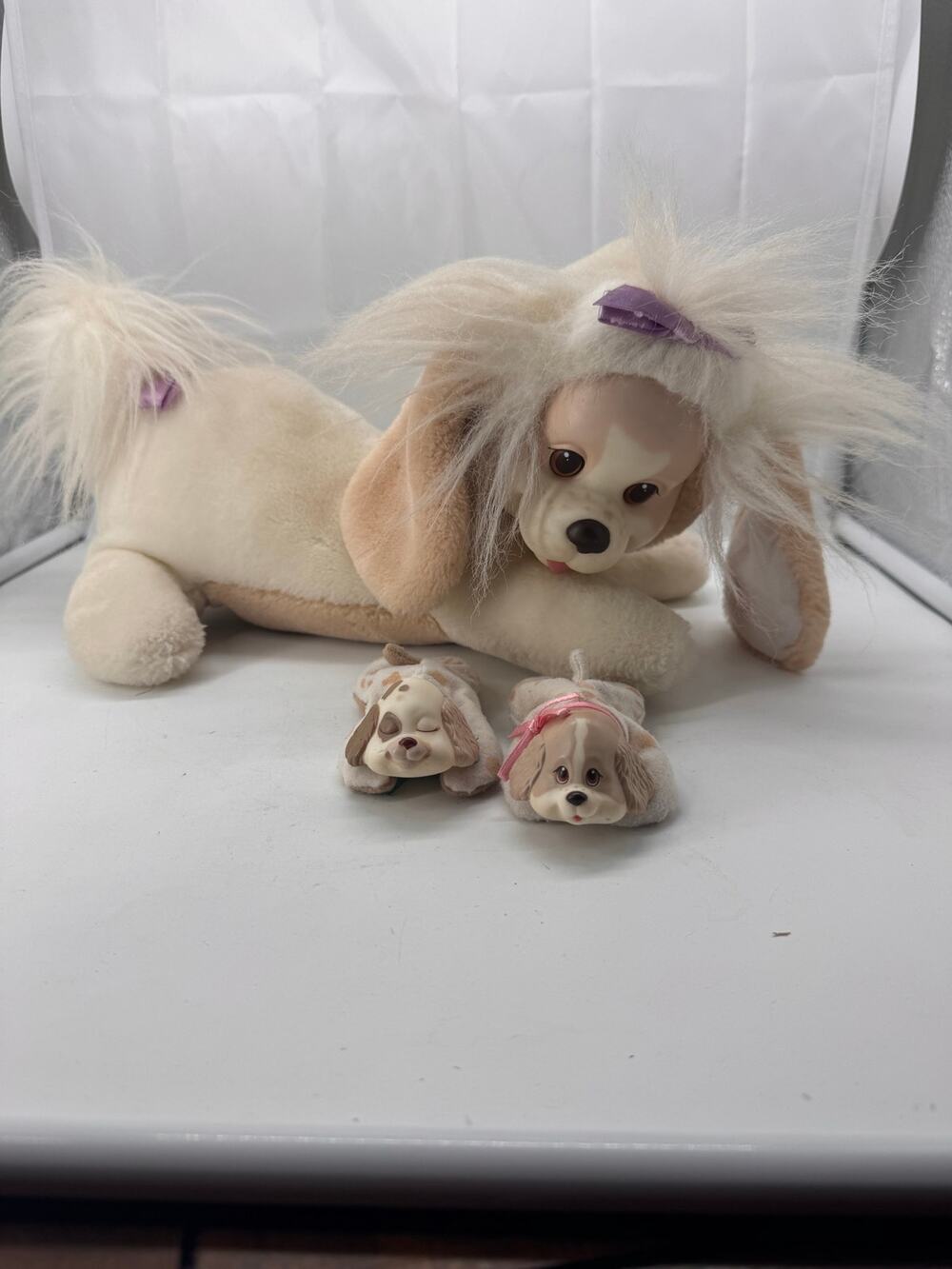 Vintage 1991 Hasbro Puppy Surprise with 2 puppies
